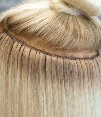 How to do the invisible flat weft extension / beaded weft how to